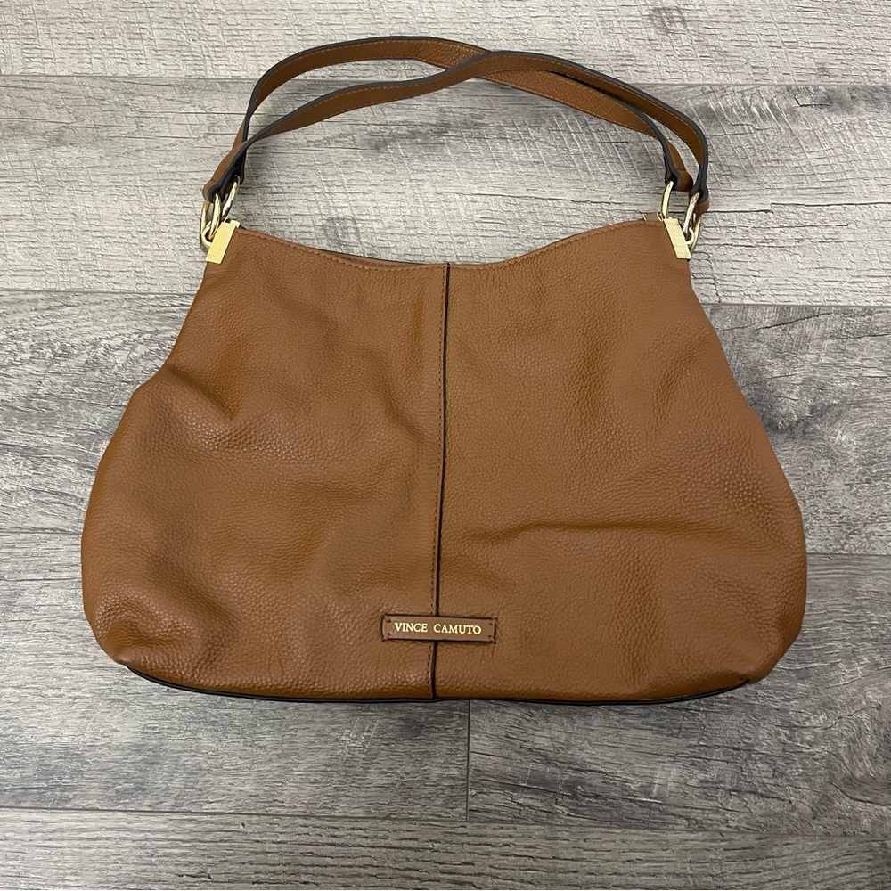 Vince Camuto Rhys Leather Shoulder Tote Bag